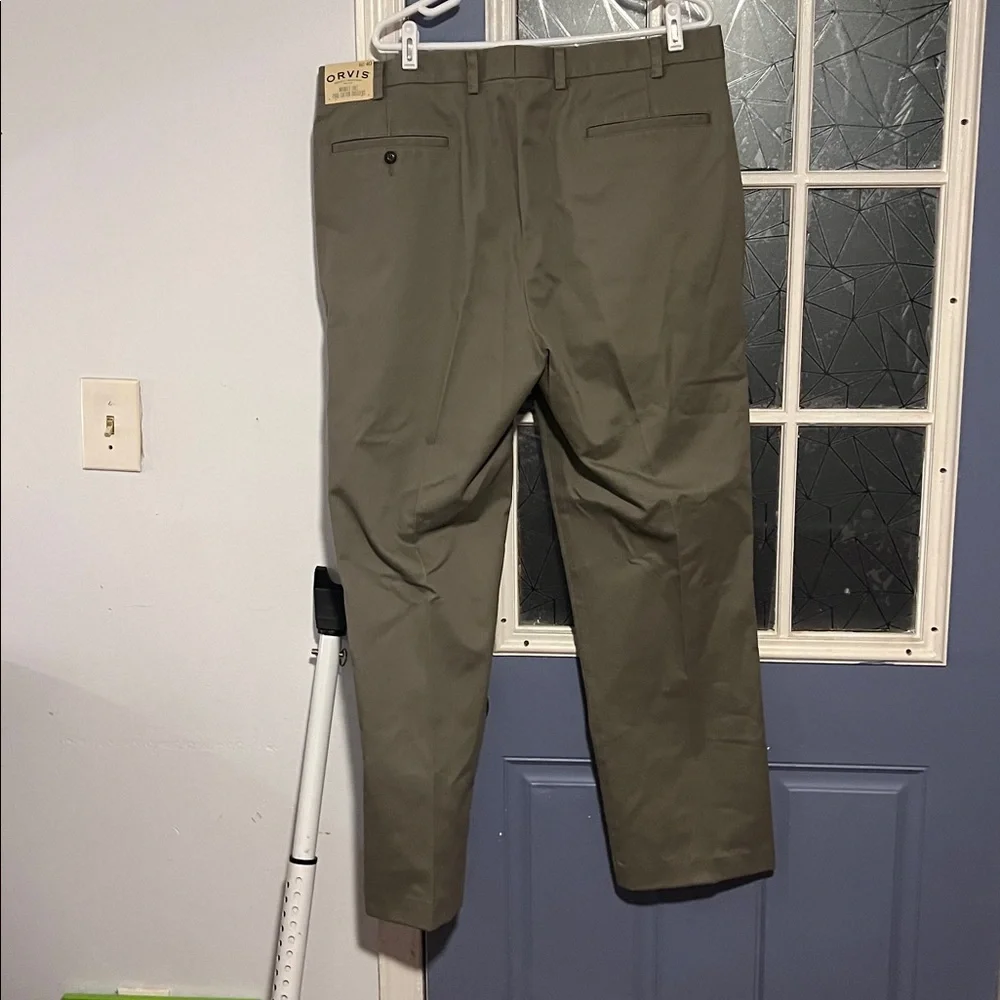 Orvis Men's Olive Pants size 40 NWT 32” inseam - Picture 3 of 5